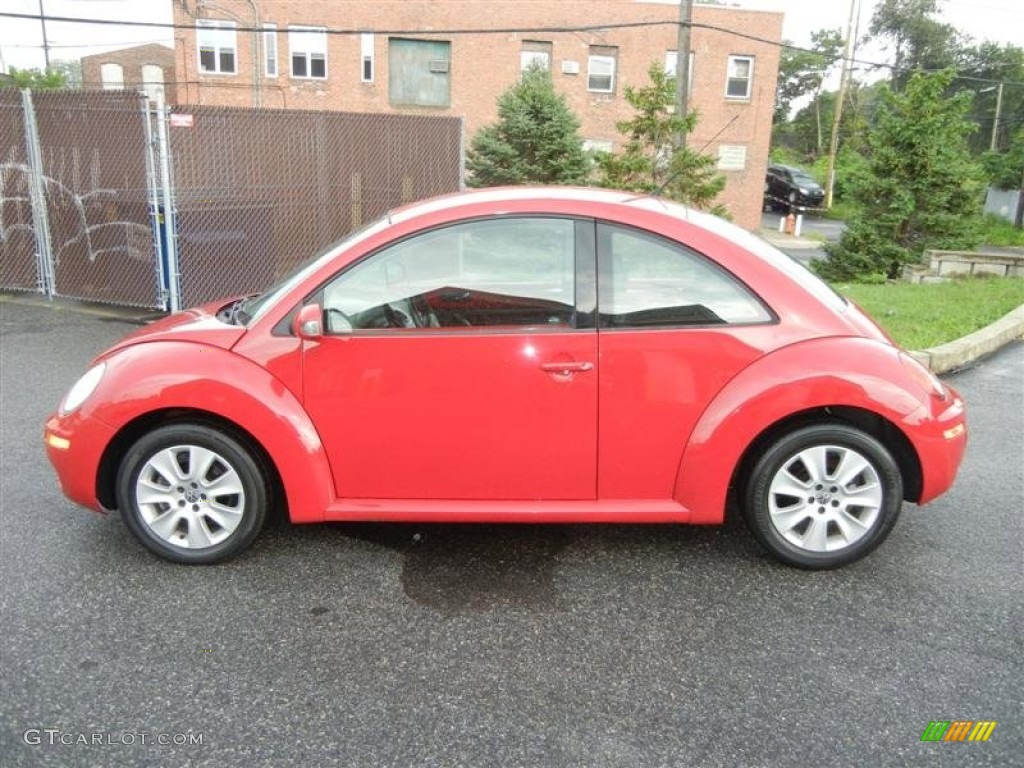 2009 New Beetle 2.5 Coupe - Salsa Red / Black photo #11