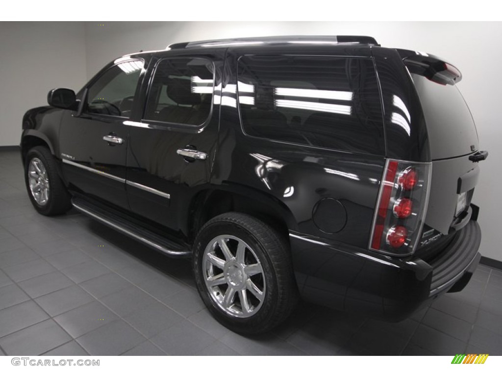 2010 Yukon Denali - Onyx Black / Cocoa/Light Cashmere photo #5