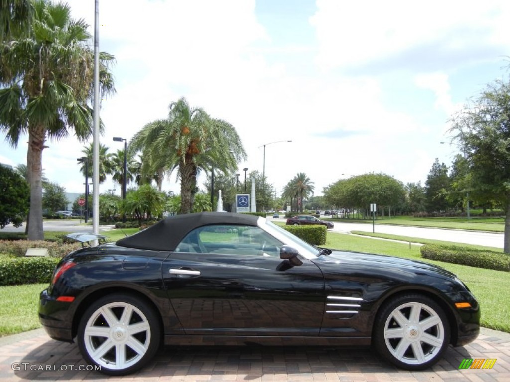 Black 2005 Chrysler Crossfire Limited Roadster Exterior Photo #69432661