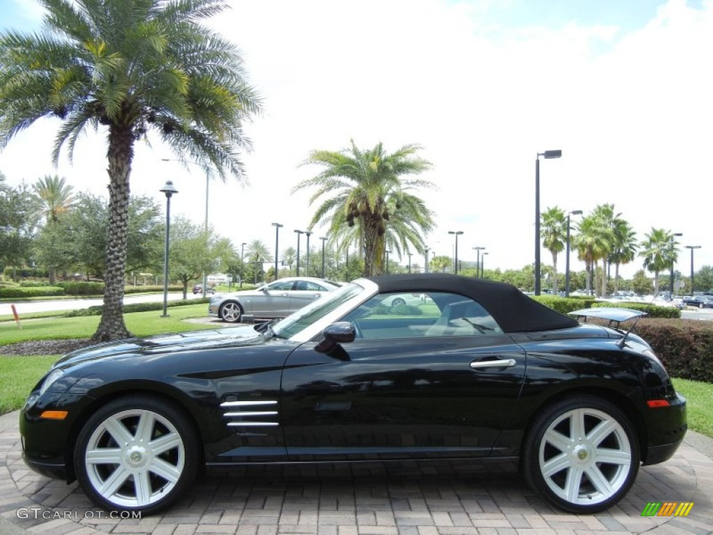 Black 2005 Chrysler Crossfire Limited Roadster Exterior Photo #69432703