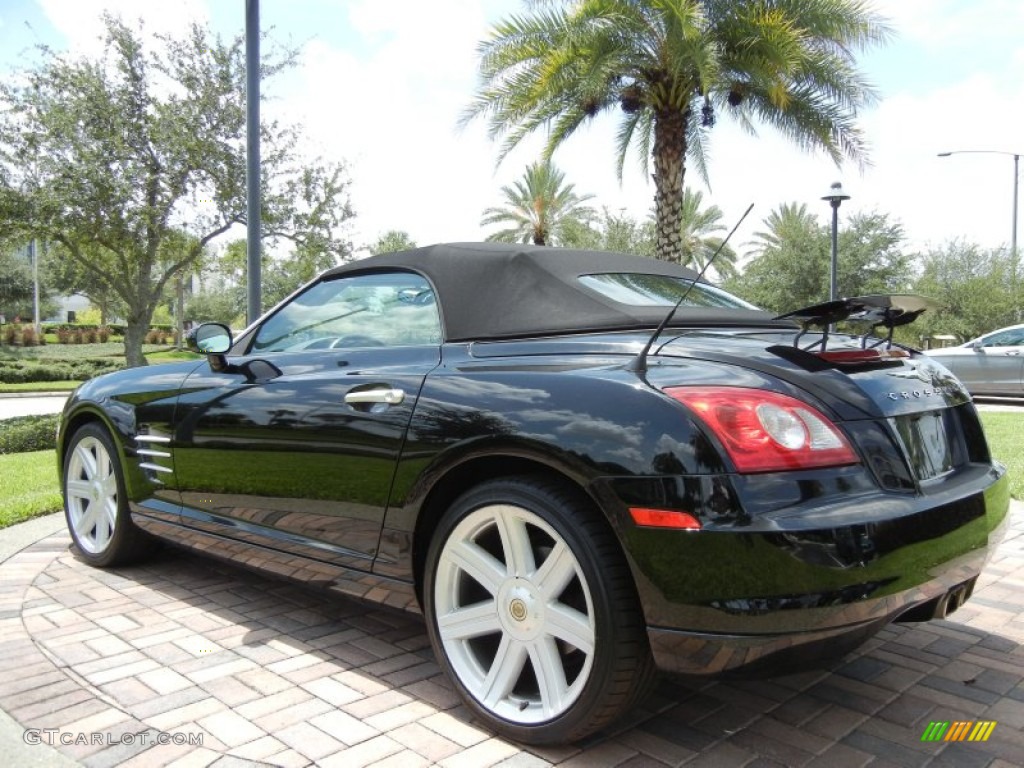 Black 2005 Chrysler Crossfire Limited Roadster Exterior Photo #69432715