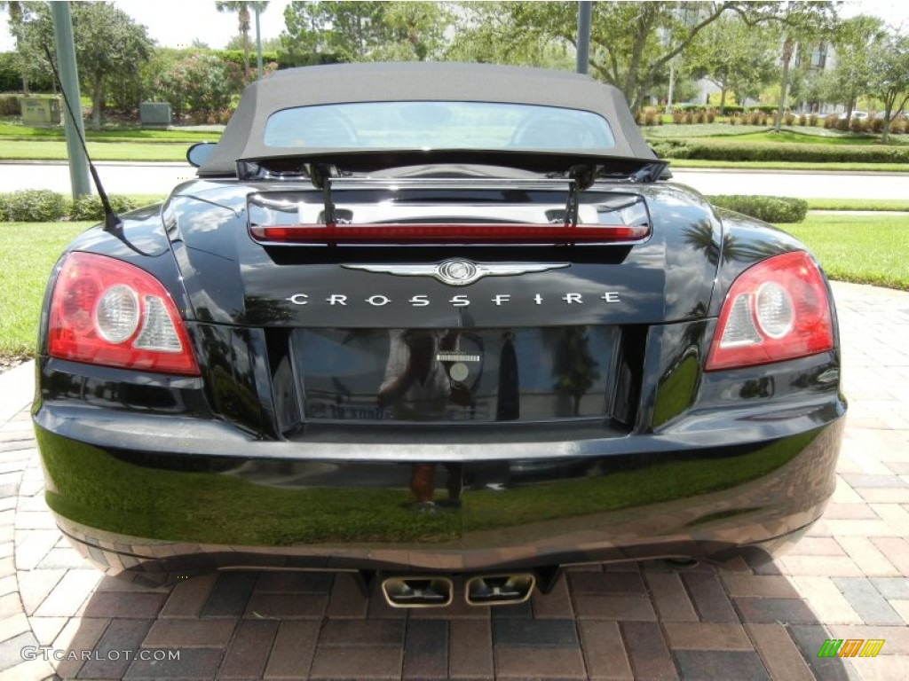 Black 2005 Chrysler Crossfire Limited Roadster Exterior Photo #69432724