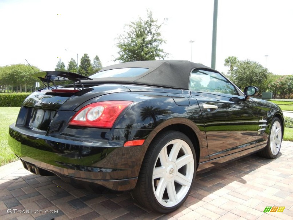 Black 2005 Chrysler Crossfire Limited Roadster Exterior Photo #69432733