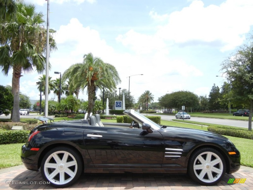 Black 2005 Chrysler Crossfire Limited Roadster Exterior Photo #69432742