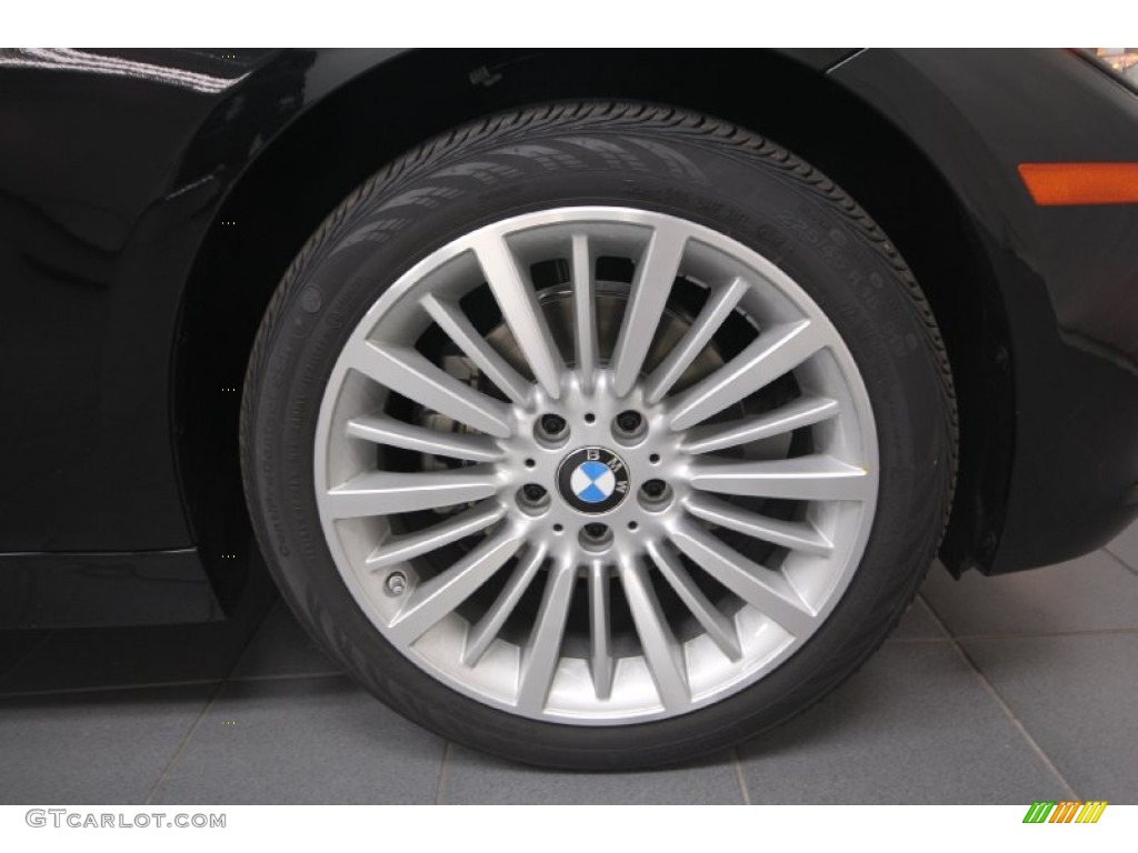 2013 3 Series 328i Sedan - Black Sapphire Metallic / Veneto Beige photo #7