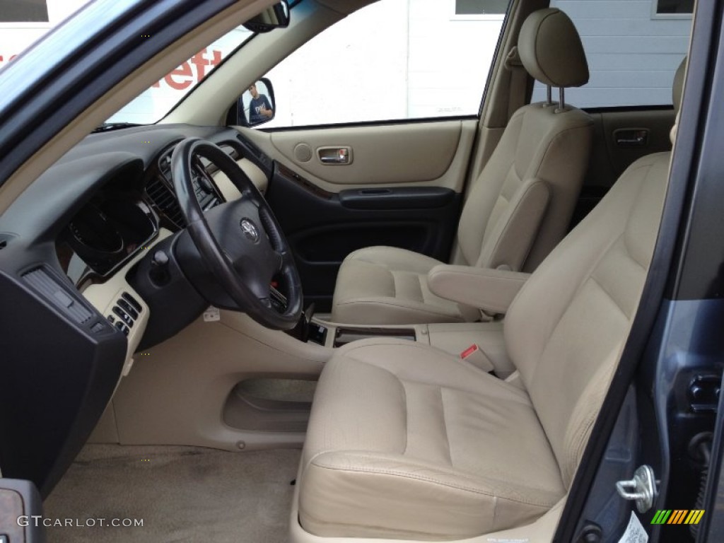 2002 Toyota Highlander V6 4WD Front Seat Photo #69433306