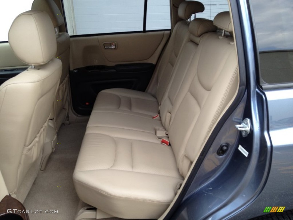 2002 Toyota Highlander V6 4WD Rear Seat Photo #69433363