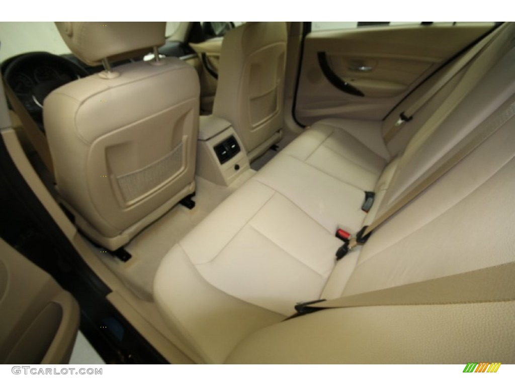 2013 3 Series 328i Sedan - Black Sapphire Metallic / Veneto Beige photo #22