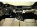 Oyster/Black 2013 BMW 5 Series 550i Sedan Dashboard
