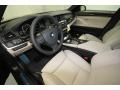 Oyster/Black 2013 BMW 5 Series 550i Sedan Interior Color