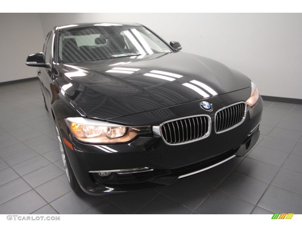 2012 3 Series 328i Sedan - Black Sapphire Metallic / Black photo #5