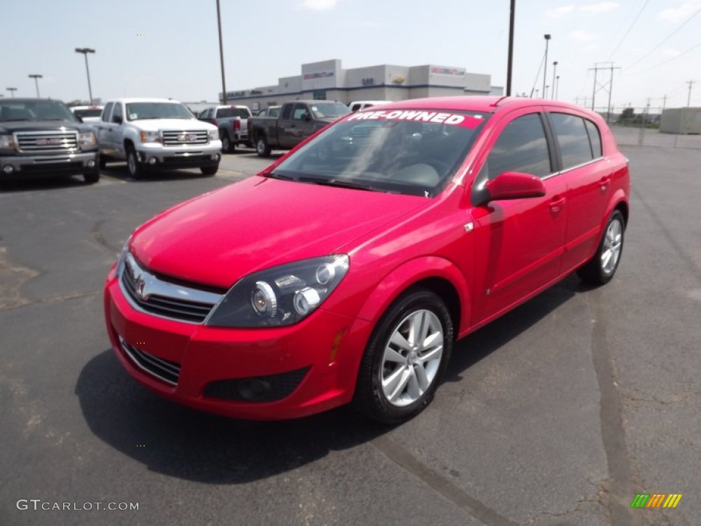2008 Astra XR Sedan - Salsa Red / Charcoal photo #1