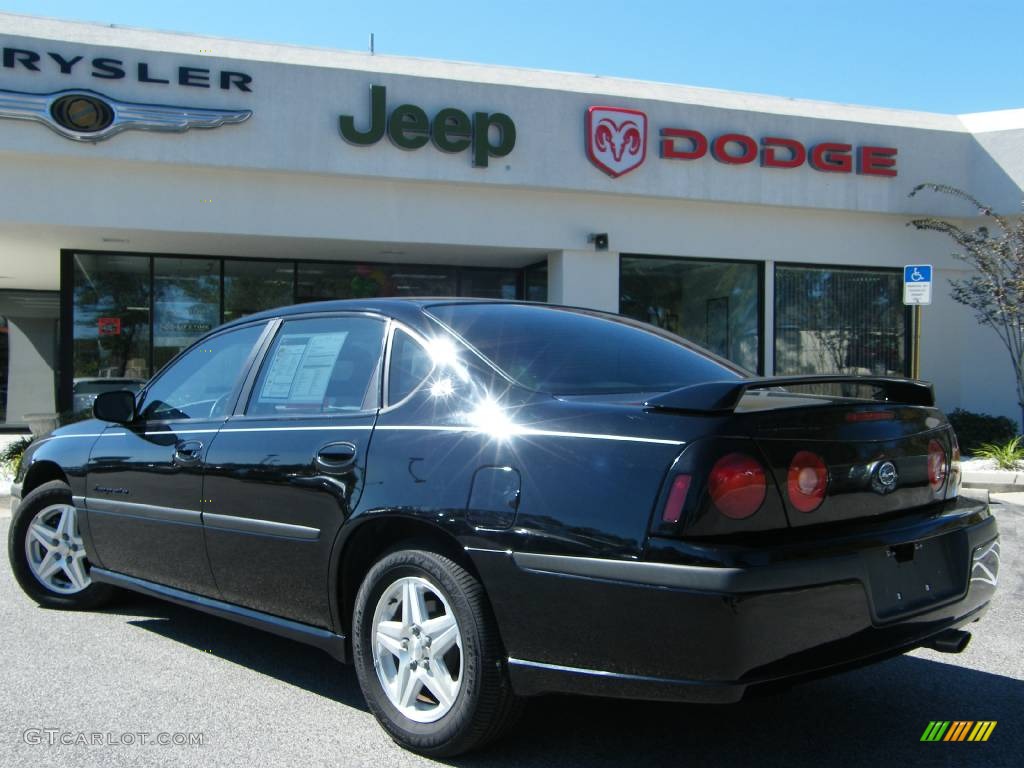 2003 Impala LS - Black / Medium Gray photo #3