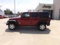 2013 Deep Cherry Red Crystal Pearl Jeep Wrangler Unlimited Sport S 4x4  photo #2
