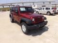 2013 Deep Cherry Red Crystal Pearl Jeep Wrangler Unlimited Sport S 4x4  photo #7