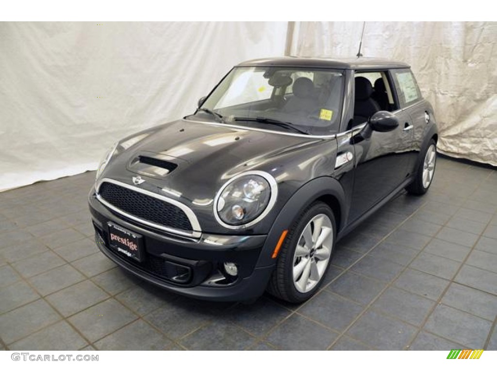 2013 Cooper S Hardtop - Midnight Black Metallic / Carbon Black photo #1