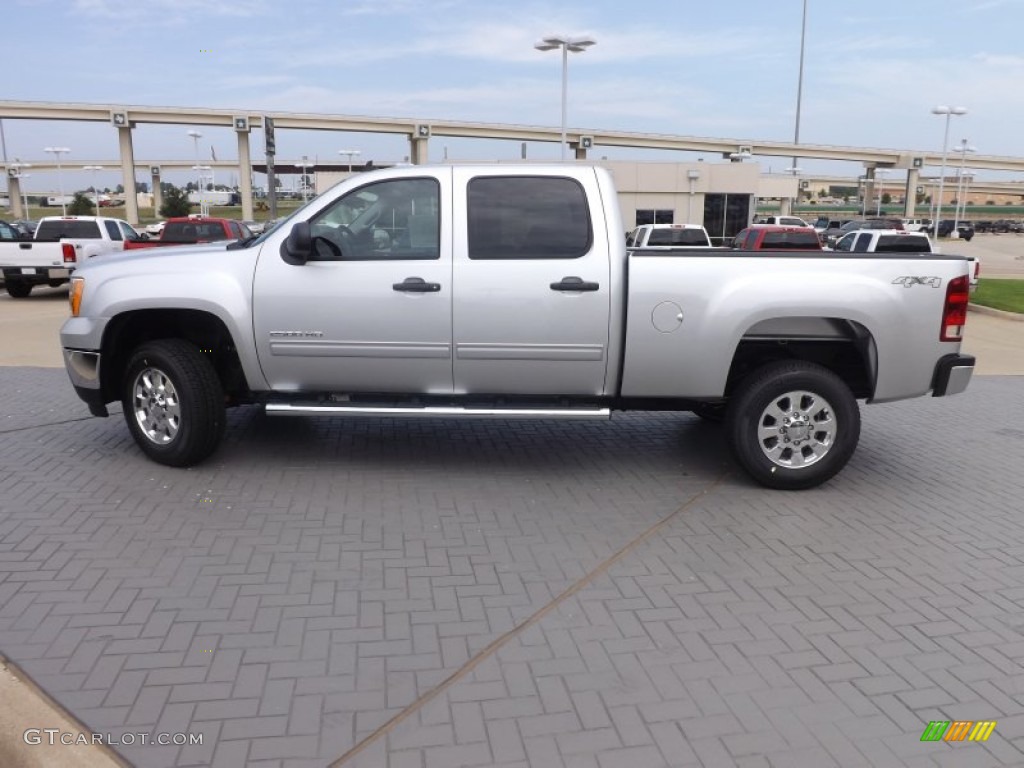 Quicksilver Metallic 2013 GMC Sierra 2500HD SLE Crew Cab 4x4 Exterior Photo #69436495