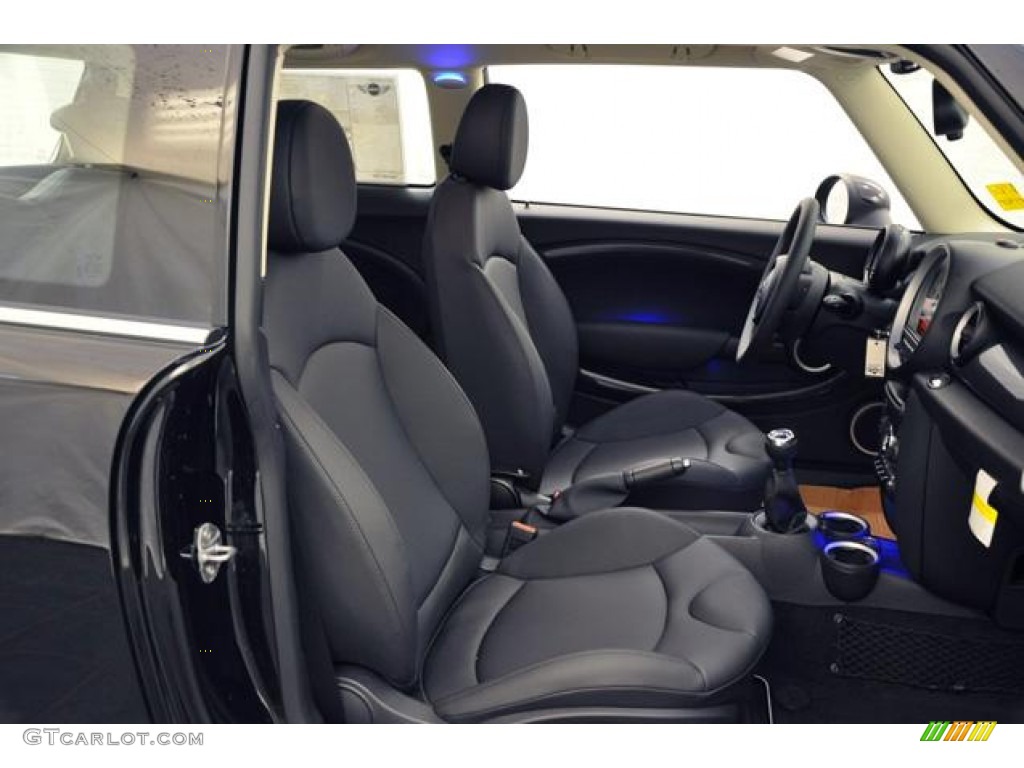 Carbon Black Interior 2013 Mini Cooper S Hardtop Photo #69436588