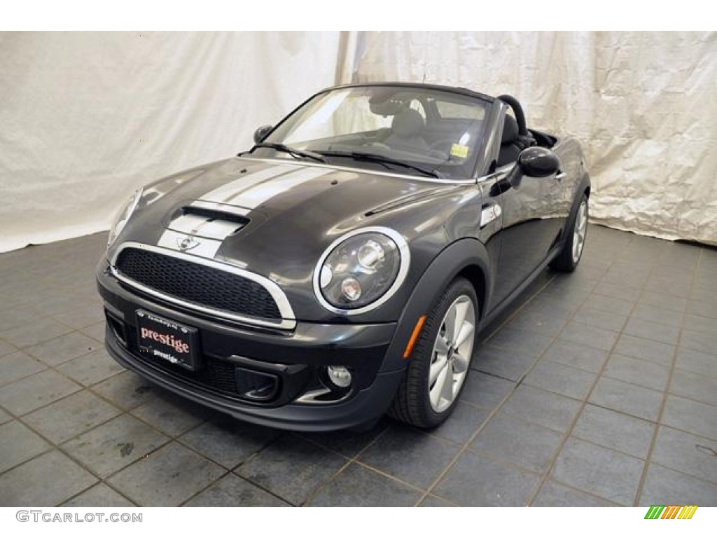 2013 Cooper S Roadster - Midnight Black Metallic / Carbon Black photo #1