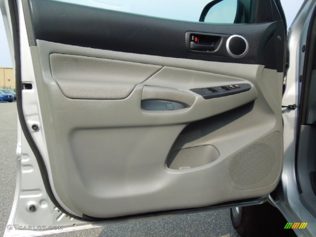 2012 Toyota Tacoma V6 TRD Sport Double Cab 4x4 Graphite Door Panel Photo #69436870