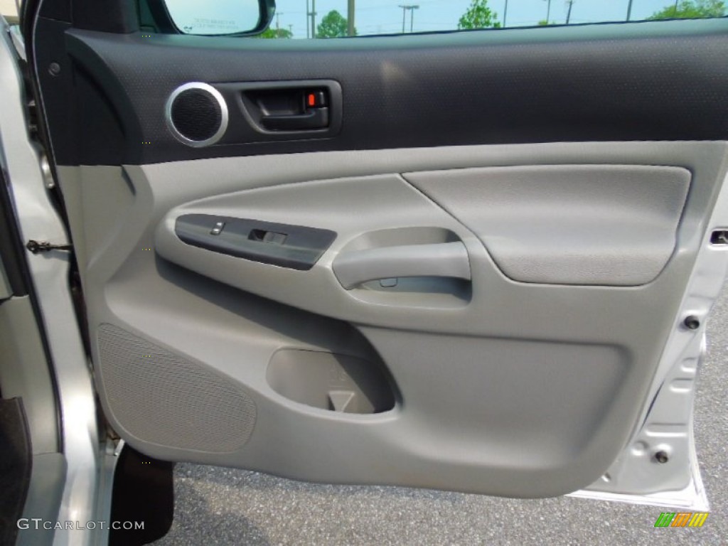 2012 Toyota Tacoma V6 TRD Sport Double Cab 4x4 Graphite Door Panel Photo #69437011