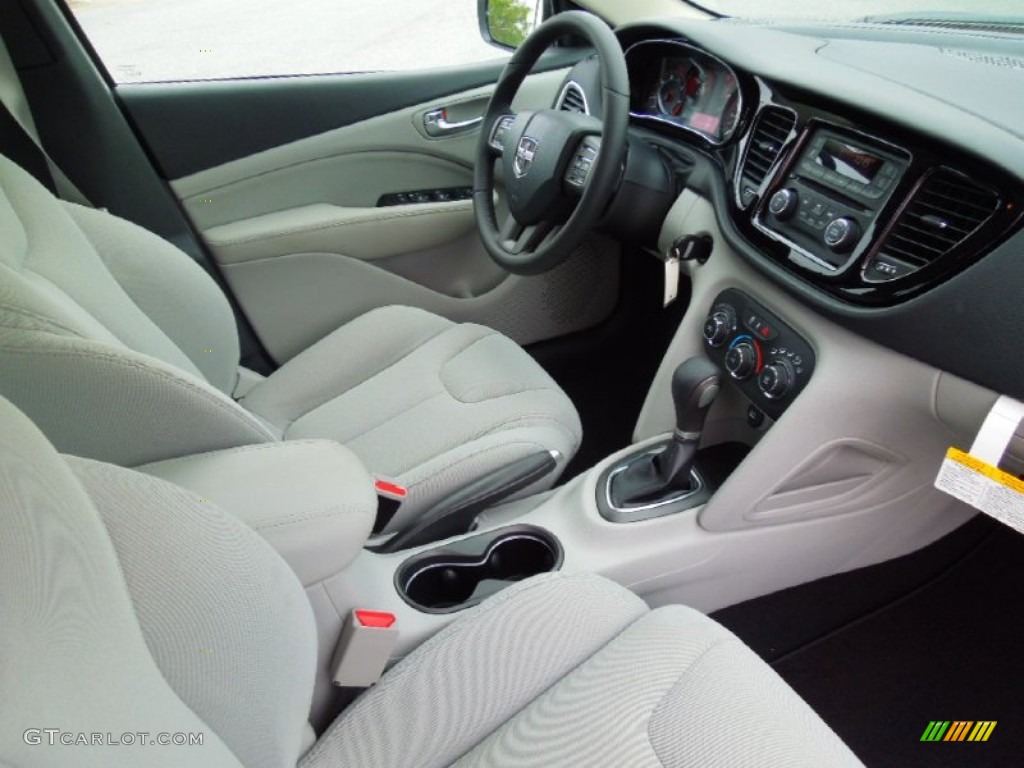 Black/Light Diesel Gray Interior 2013 Dodge Dart SXT Photo #69437731