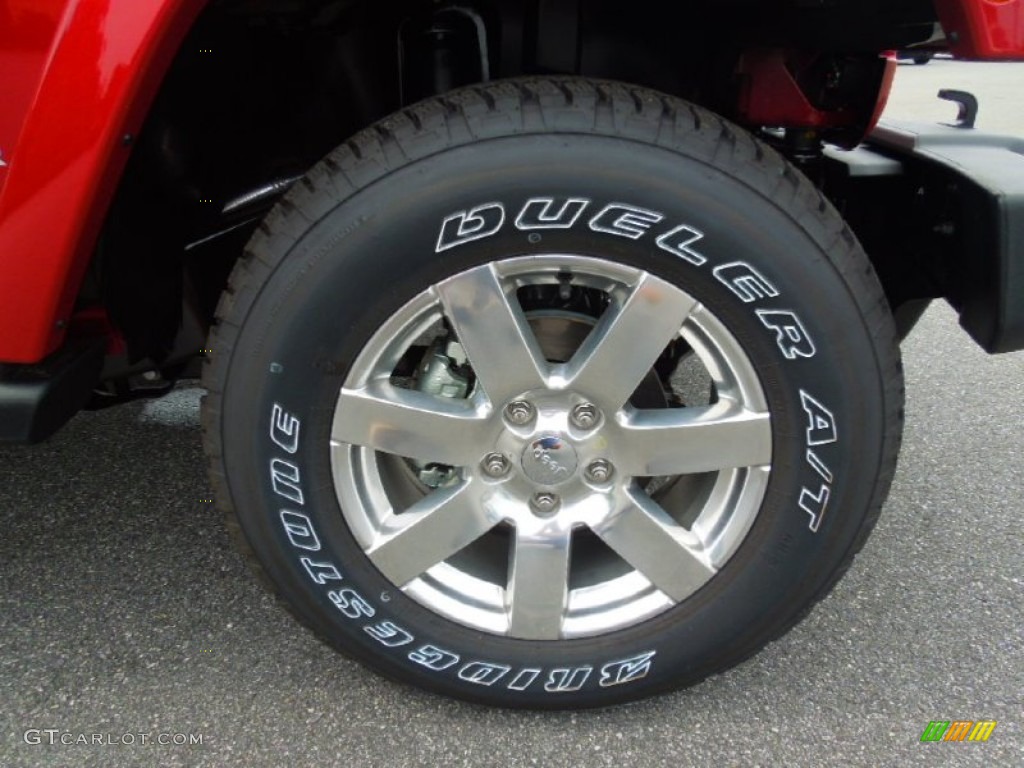 2013 Jeep Wrangler Unlimited Sahara 4x4 Wheel Photo #69438025