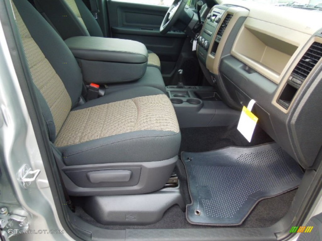 Light Pebble Beige/Bark Brown Interior 2012 Dodge Ram 2500 HD ST Crew Cab 4x4 Photo #69438217