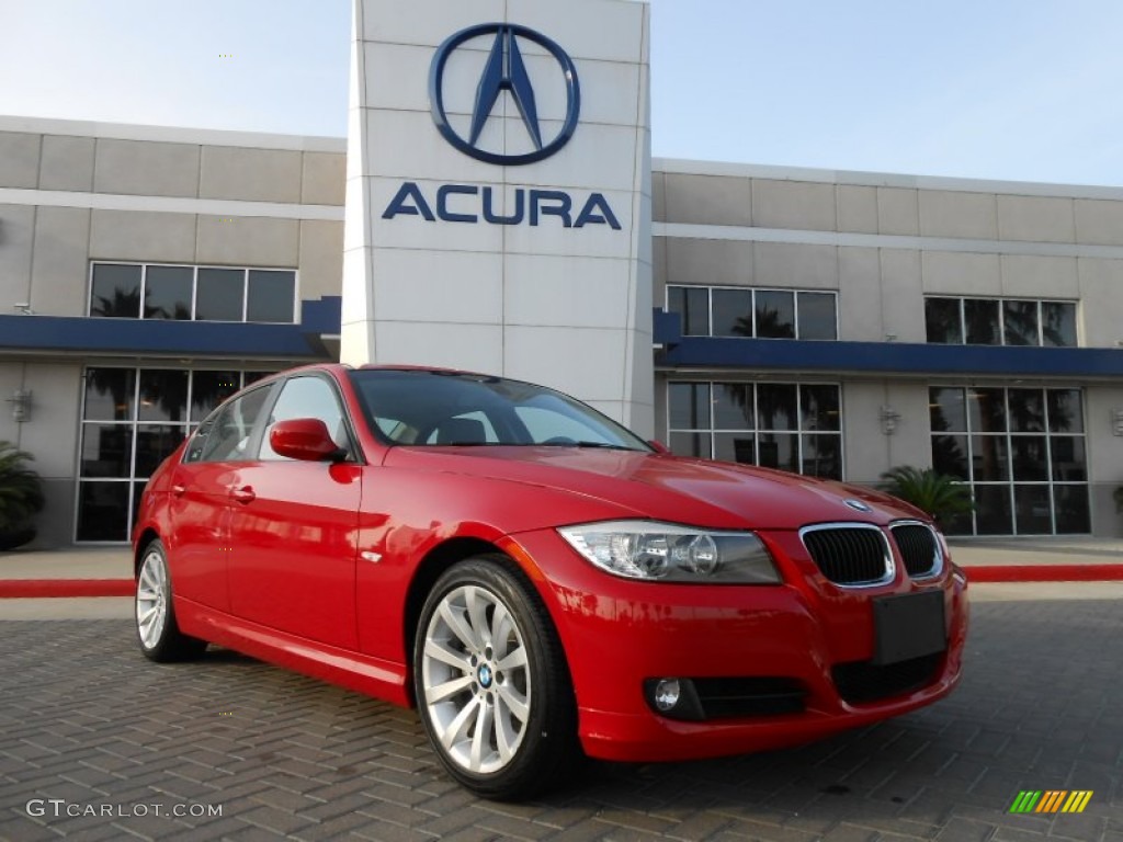 2011 3 Series 328i Sedan - Crimson Red / Gray Dakota Leather photo #1