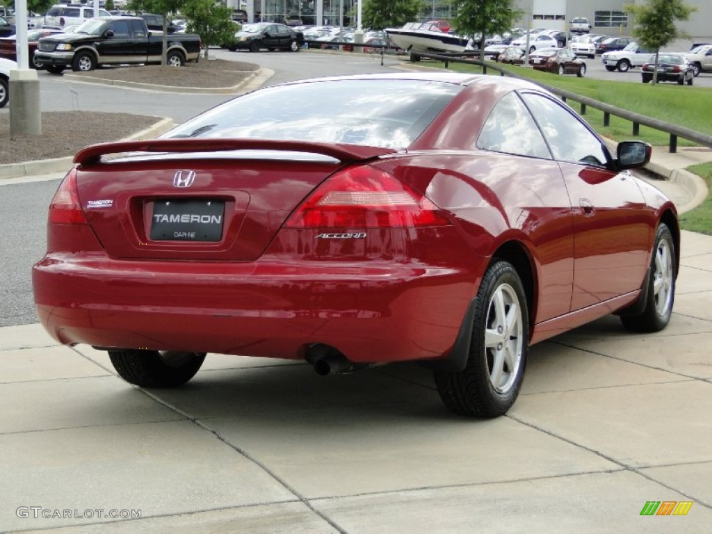 2003 Accord EX-L Coupe - San Marino Red / Ivory photo #5