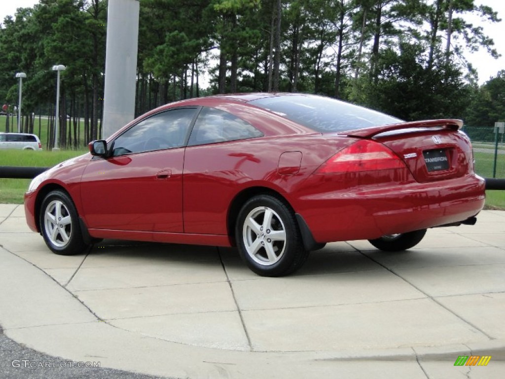 2003 Accord EX-L Coupe - San Marino Red / Ivory photo #6