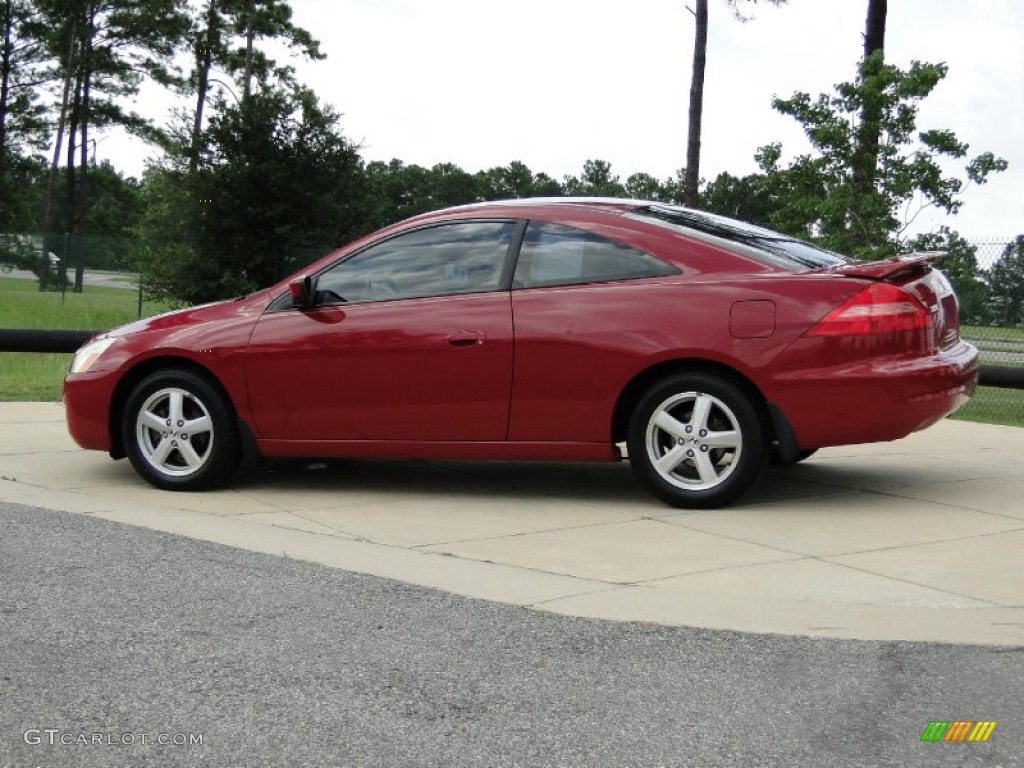 2003 Accord EX-L Coupe - San Marino Red / Ivory photo #7