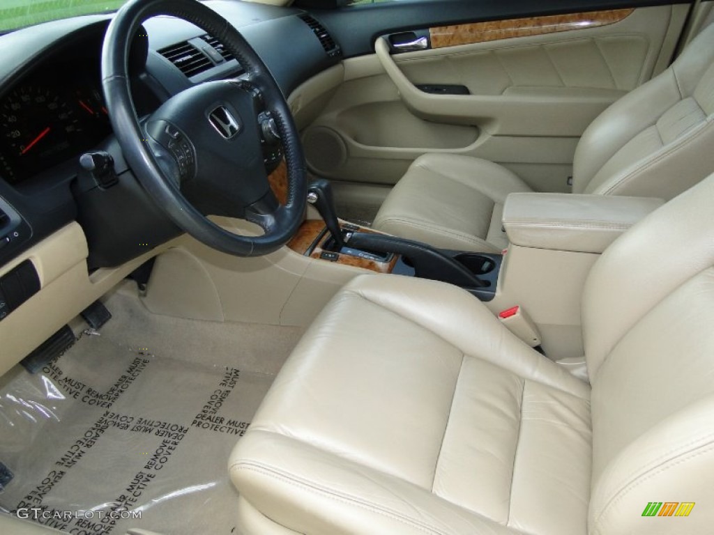 2003 Accord EX-L Coupe - San Marino Red / Ivory photo #12