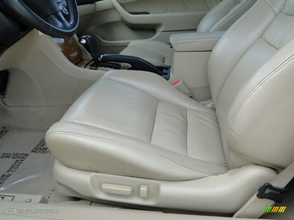 2003 Accord EX-L Coupe - San Marino Red / Ivory photo #13