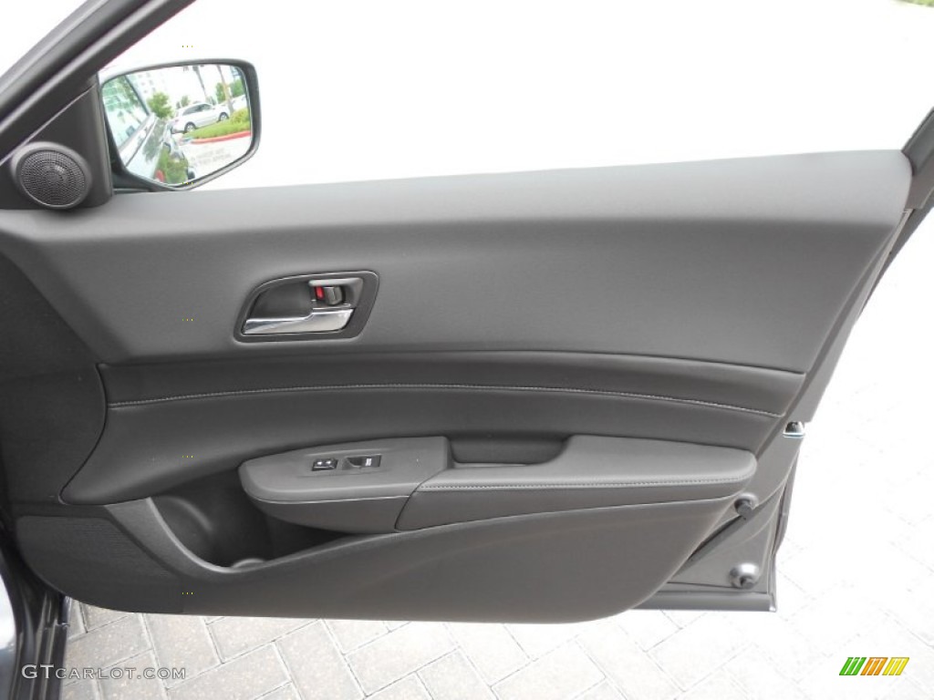2013 Acura ILX 2.4L Ebony Door Panel Photo #69441853