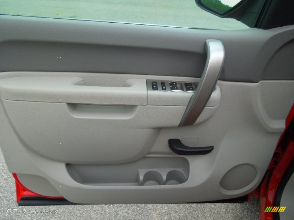 2012 Chevrolet Silverado 1500 LT Crew Cab Light Titanium/Dark Titanium Door Panel Photo #69442042