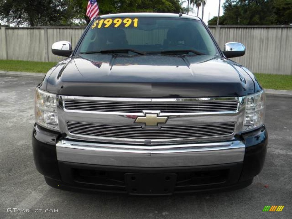 2007 Silverado 1500 LT Crew Cab - Black / Ebony Black photo #8