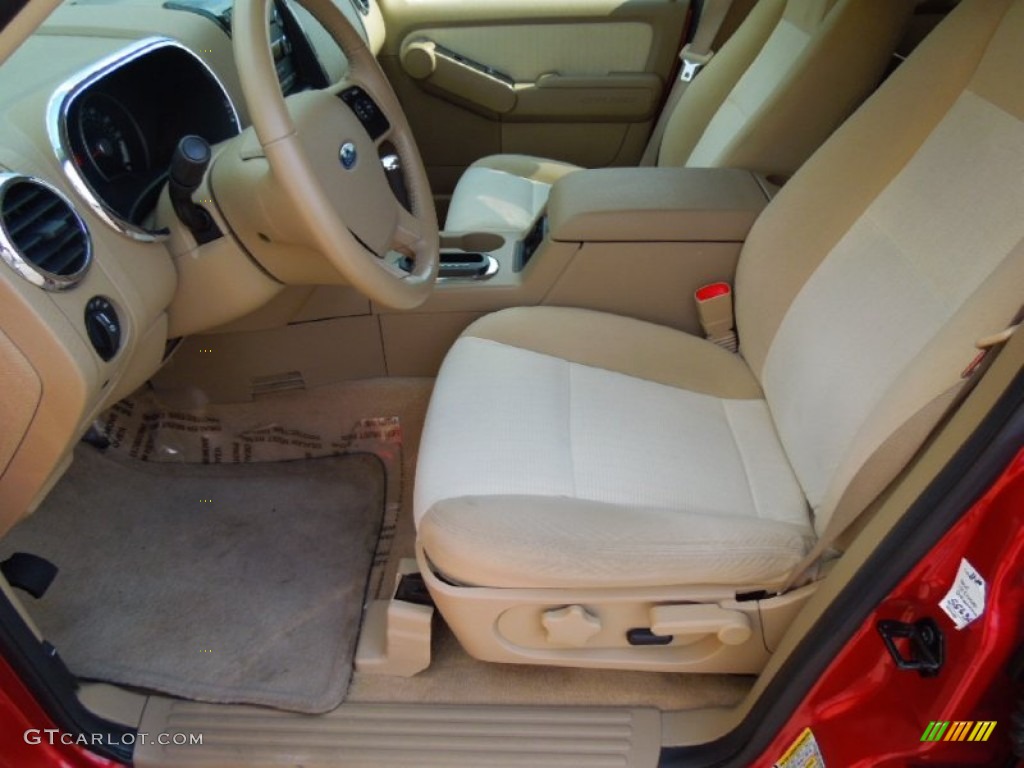 2010 Explorer XLT - Torch Red / Camel photo #8