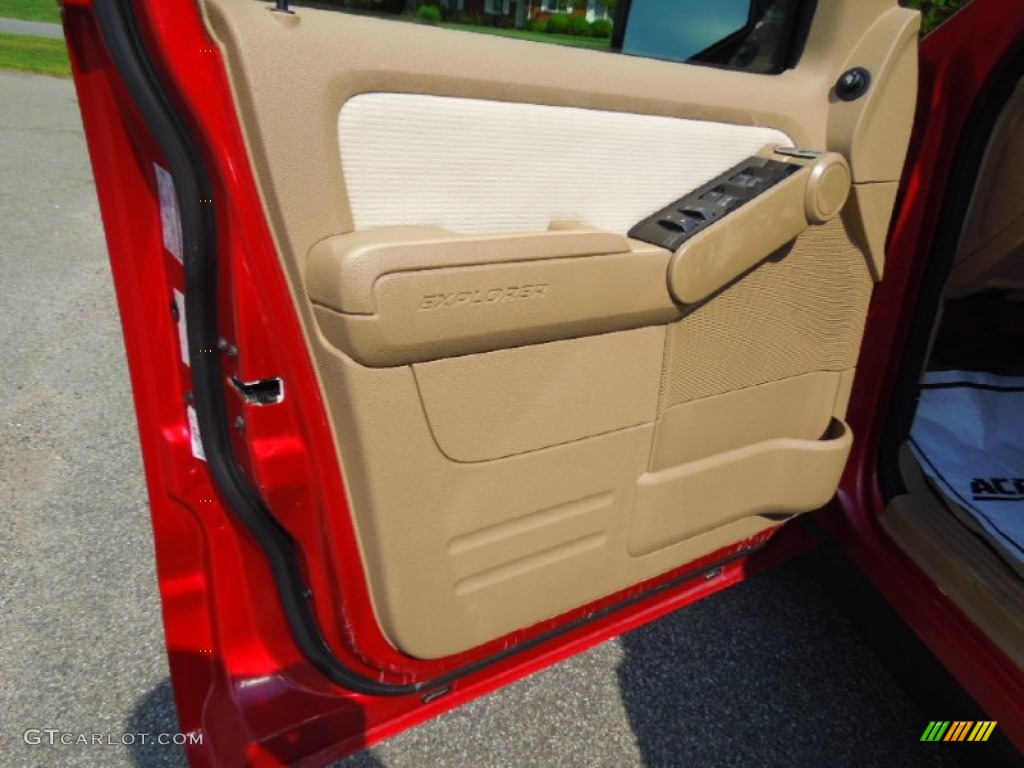 2010 Explorer XLT - Torch Red / Camel photo #10