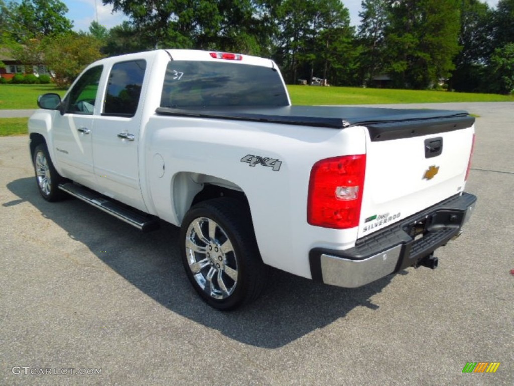 Summit White 2010 Chevrolet Silverado 1500 LTZ Crew Cab 4x4 Exterior Photo #69442669