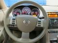 2007 Nissan Maxima Cafe Latte Interior Steering Wheel Photo