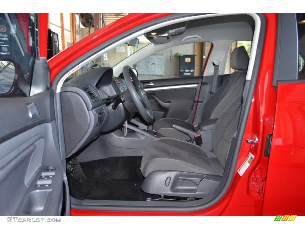Anthracite Interior 2009 Volkswagen Jetta S Sedan Photo #69443626