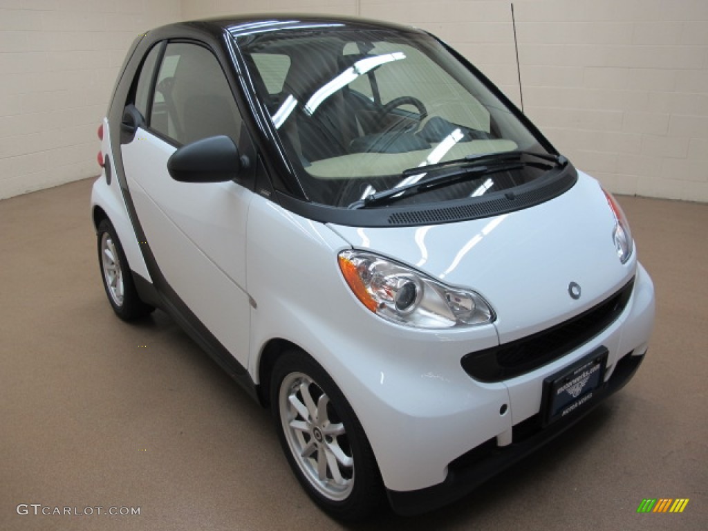 Crystal White 2008 Smart fortwo passion coupe Exterior Photo #69444541