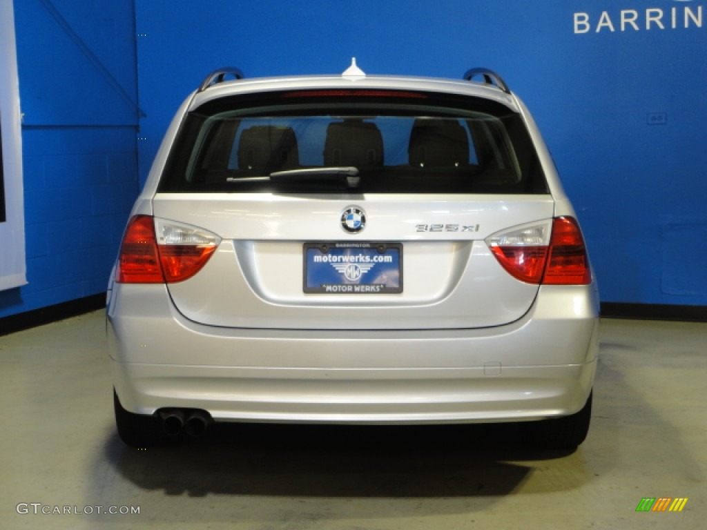 2006 3 Series 325xi Wagon - Titanium Silver Metallic / Black photo #7