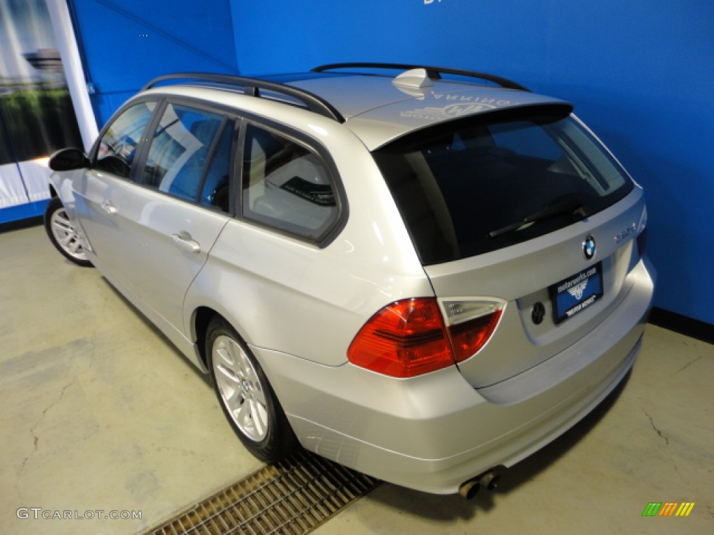 2006 3 Series 325xi Wagon - Titanium Silver Metallic / Black photo #34