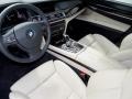 Oyster/Black 2011 BMW 7 Series 750Li Sedan Interior Color