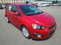 Crystal Red Tintcoat 2012 Chevrolet Sonic LT Hatch Exterior