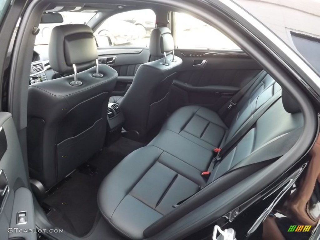 Black Interior 2013 Mercedes-Benz E 350 4Matic Sedan Photo #69447403