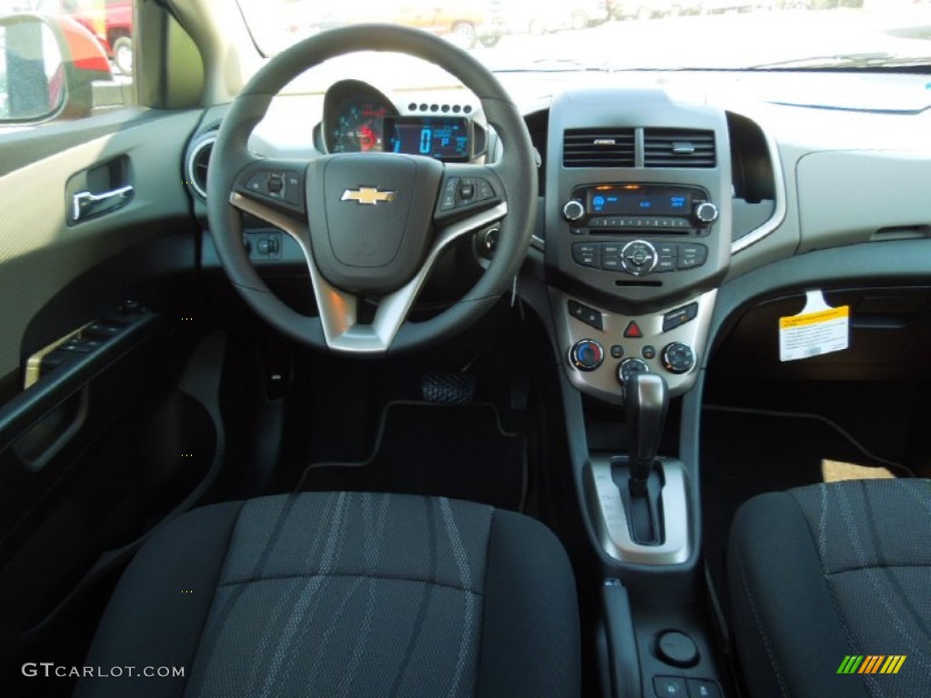 2012 Chevrolet Sonic LT Hatch Jet Black/Dark Titanium Dashboard Photo #69447460
