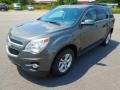 2013 Steel Green Metallic Chevrolet Equinox LT  photo #2